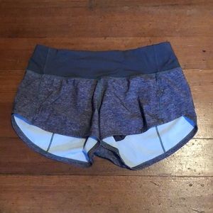 lululemon grey shorts (2.5 inch inseam)